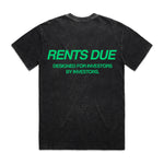 Load image into Gallery viewer, Rents Due Stone Washed Tee